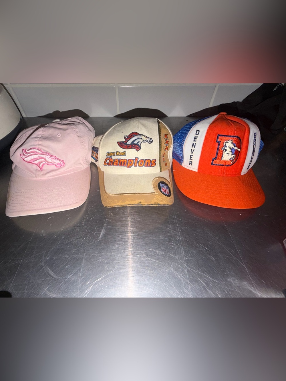 Denver Broncos hat bundle